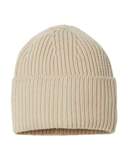 Sustainable Chunky Rib Cuffed Beanie