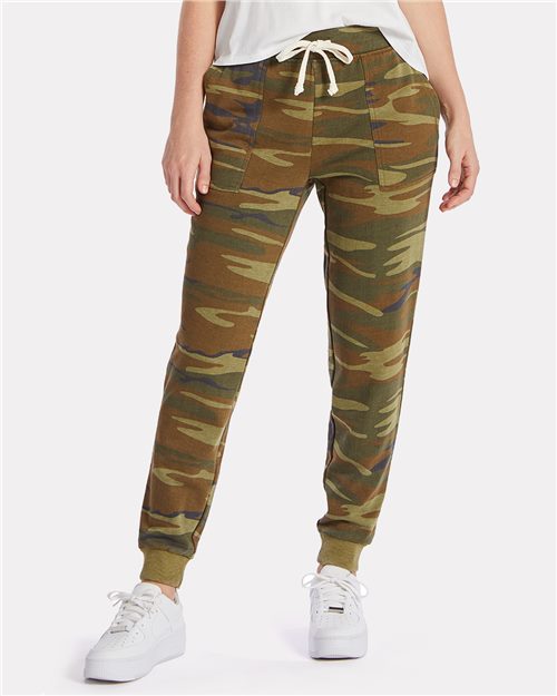 Women's Long Weekend Mineral Wash French Terry Joggers