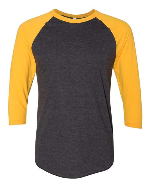 50/50 Raglan Three-Quarter Sleeve Tee