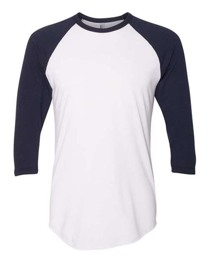 50/50 Raglan Three-Quarter Sleeve Tee