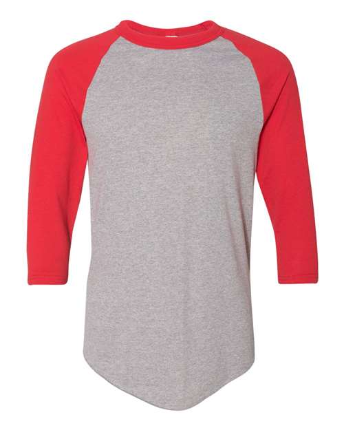 Three-Quarter Raglan Sleeve Baseball Jersey