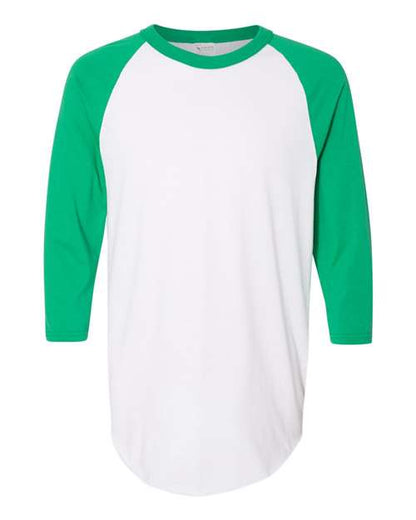 Three-Quarter Raglan Sleeve Baseball Jersey