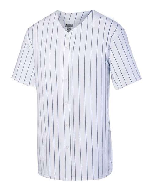 Pinstripe Full Button Baseball Jersey