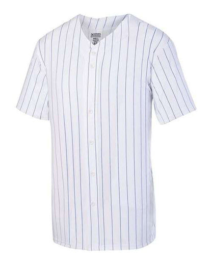 Pinstripe Full Button Baseball Jersey