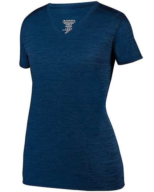 Women's Shadow Tonal Heather Training V-Neck T-Shirt