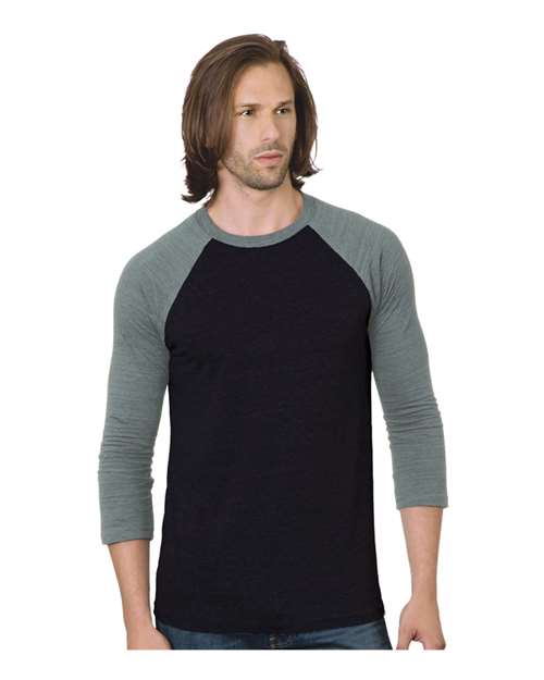 Triblend Three-Quarter Sleeve Raglan T-Shirt