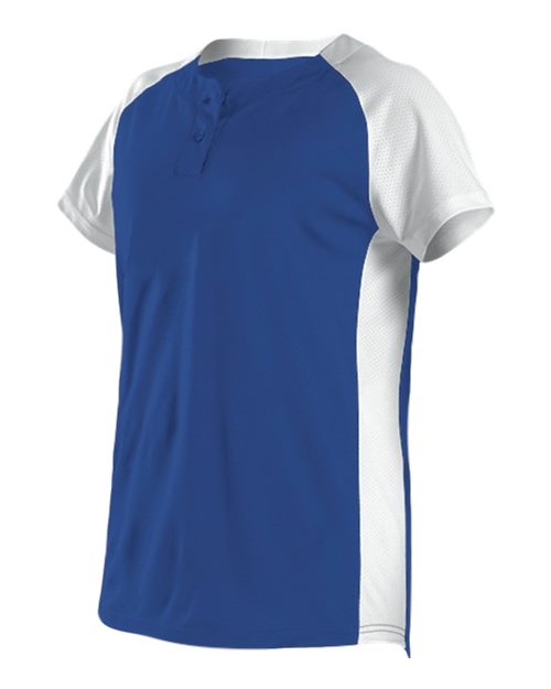 Girls' Two Button Fastpitch Jersey