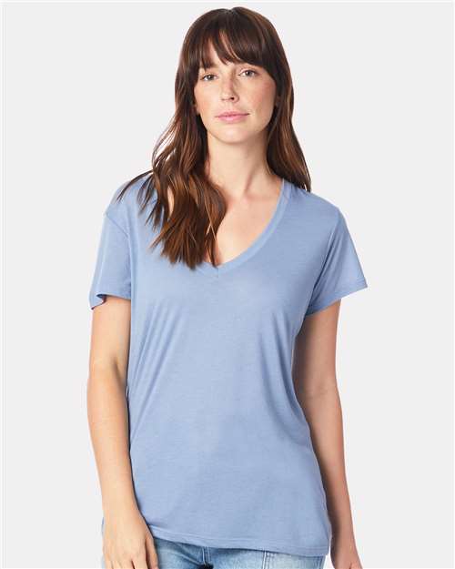 Women's Slinky Jersey V-Neck Tee