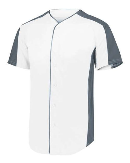 Youth Full Button Baseball Jersey