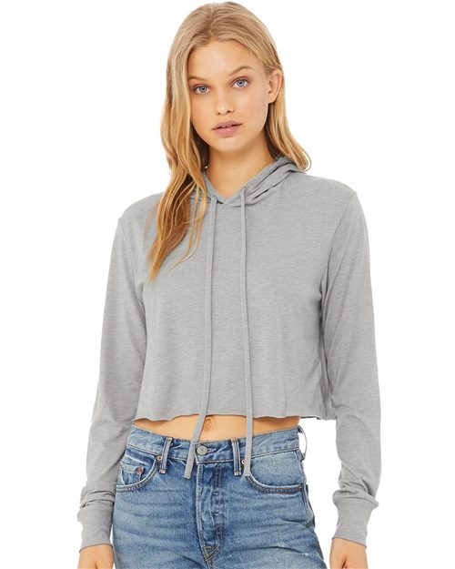 Women’s Triblend Crop Long Sleeve Hoodie