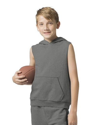 Youth Stadium Hooded Sleeveless Sweatshirt