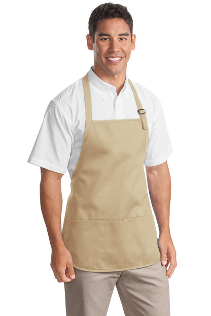 Port Authority® Medium-Length Apron with Pouch Pockets.  A510