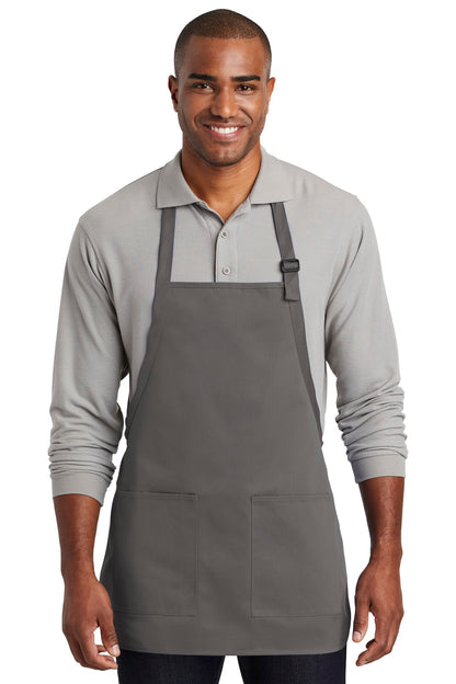 Port Authority ® Medium-Length Two-Pocket Bib Apron. A601