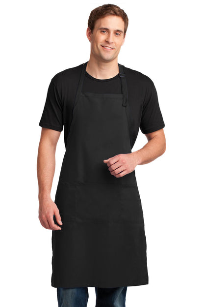 Port Authority® Easy Care Extra Long Bib Apron with Stain Release. A700