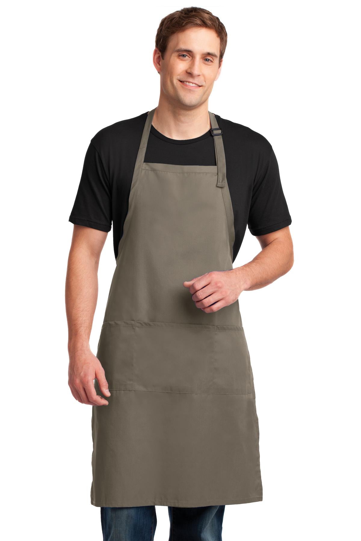 Port Authority® Easy Care Extra Long Bib Apron with Stain Release. A700