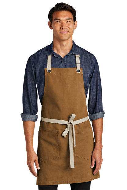 Port Authority® Canvas Full-Length Two-Pocket Apron A815