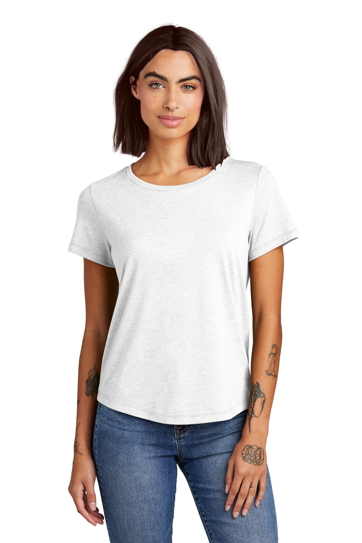 Allmade® Women's Relaxed Tri-Blend Scoop Neck Tee AL2015