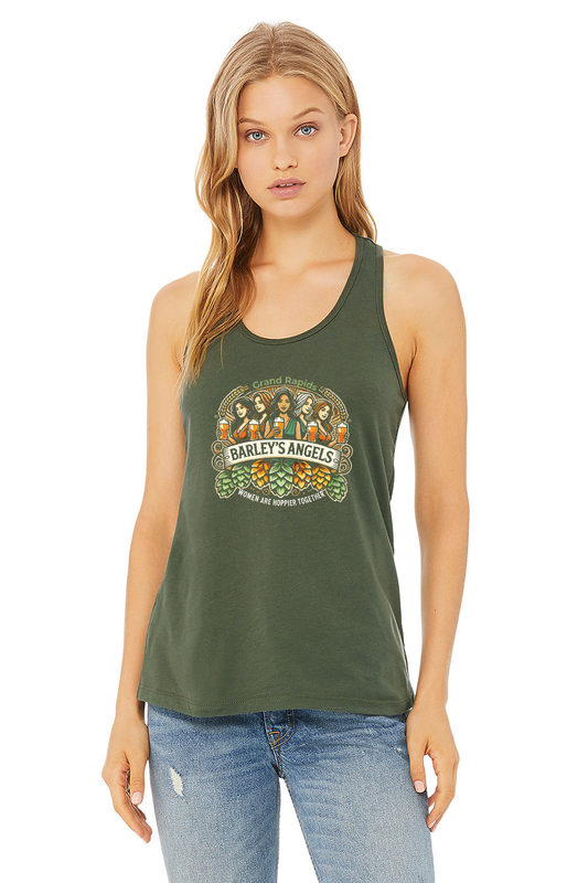 Barley's Angels Tank - Military Green