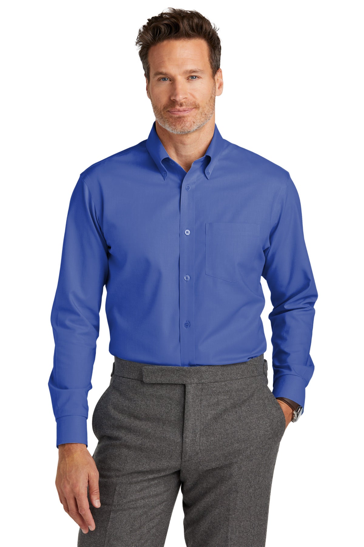 Brooks Brothers® Wrinkle-Free Stretch Nailhead Shirt BB18002