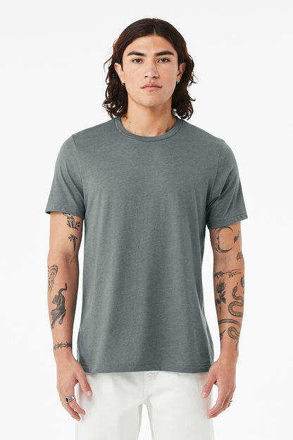 BELLA+CANVAS  ®  Unisex Heather CVC Short Sleeve Tee. BC3001CVC