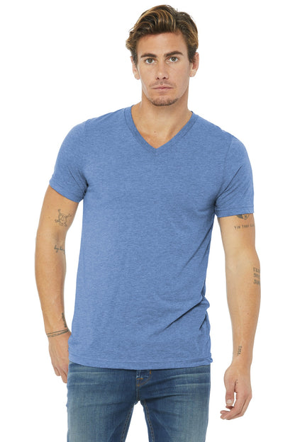 BELLA+CANVAS ® Unisex Triblend Short Sleeve V-Neck Te. BC3415