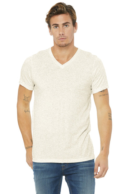 BELLA+CANVAS ® Unisex Triblend Short Sleeve V-Neck Te. BC3415