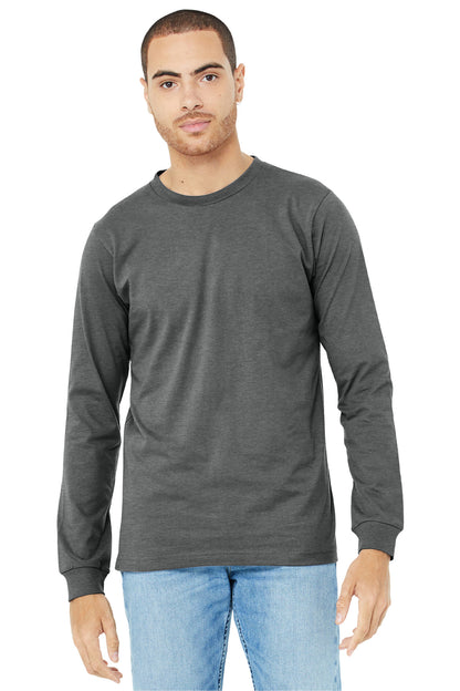 BELLA+CANVAS® Unisex Heather CVC Long Sleeve Tee BC3501CVC