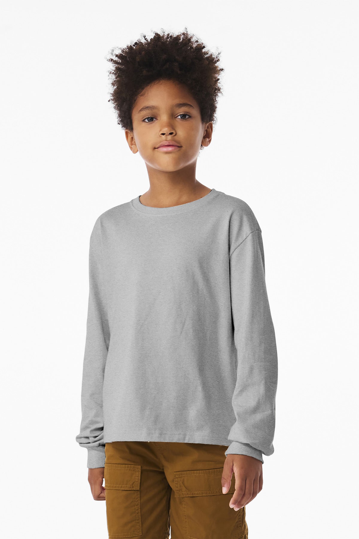 BELLA+CANVAS ®  Youth 6-Ounce Heavyweight Long Sleeve Tee BC3511Y