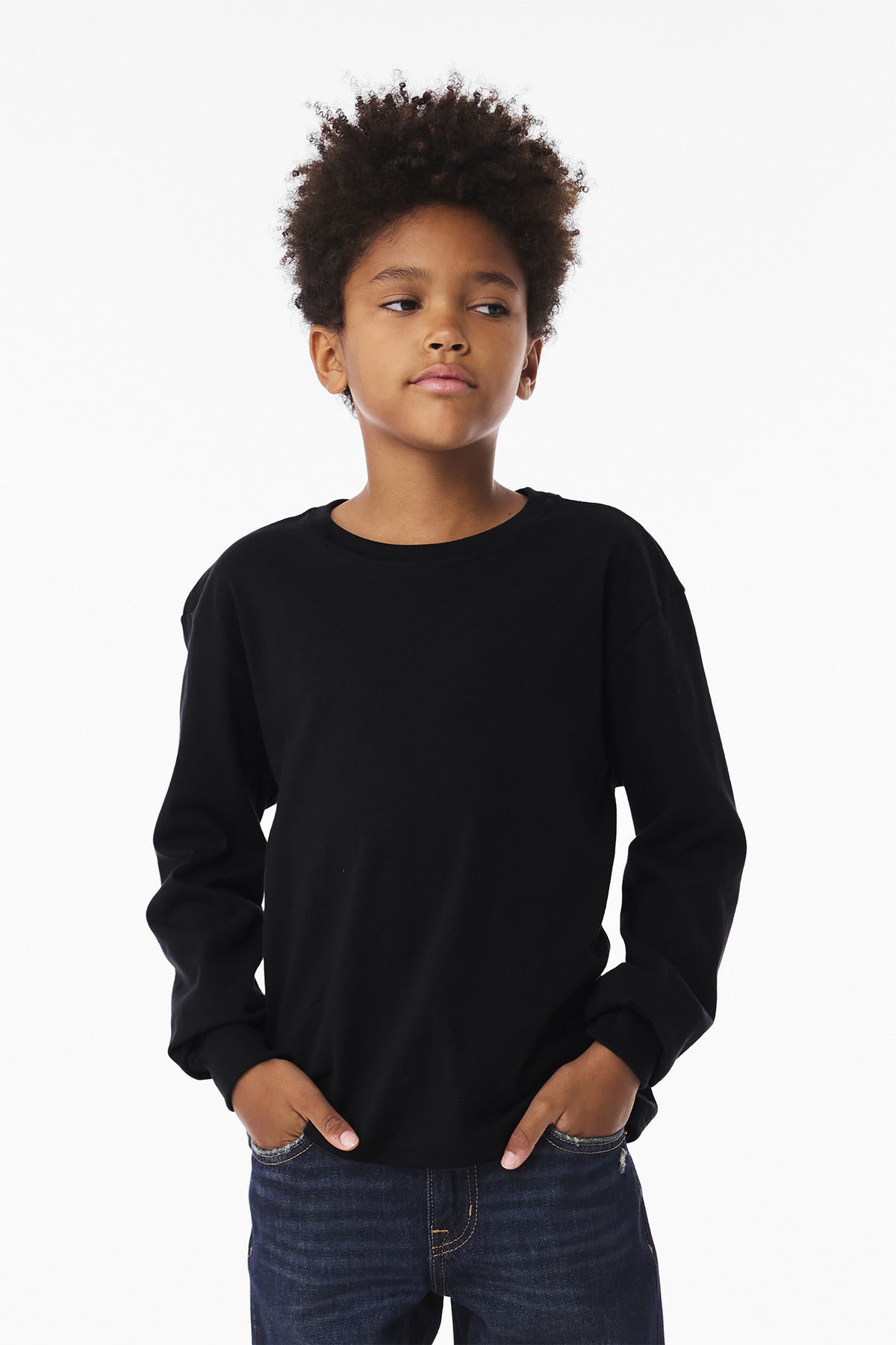BELLA+CANVAS ®  Youth 6-Ounce Heavyweight Long Sleeve Tee BC3511Y