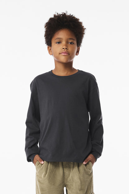 BELLA+CANVAS ®  Youth 6-Ounce Heavyweight Long Sleeve Tee BC3511Y