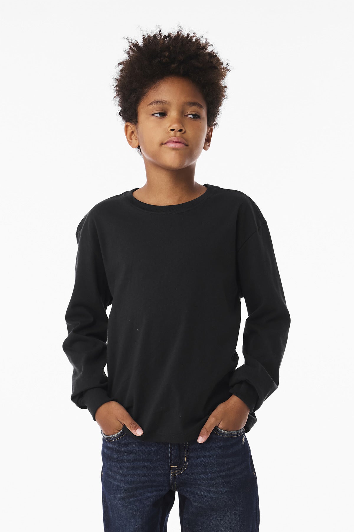 BELLA+CANVAS ®  Youth 6-Ounce Heavyweight Long Sleeve Tee BC3511Y