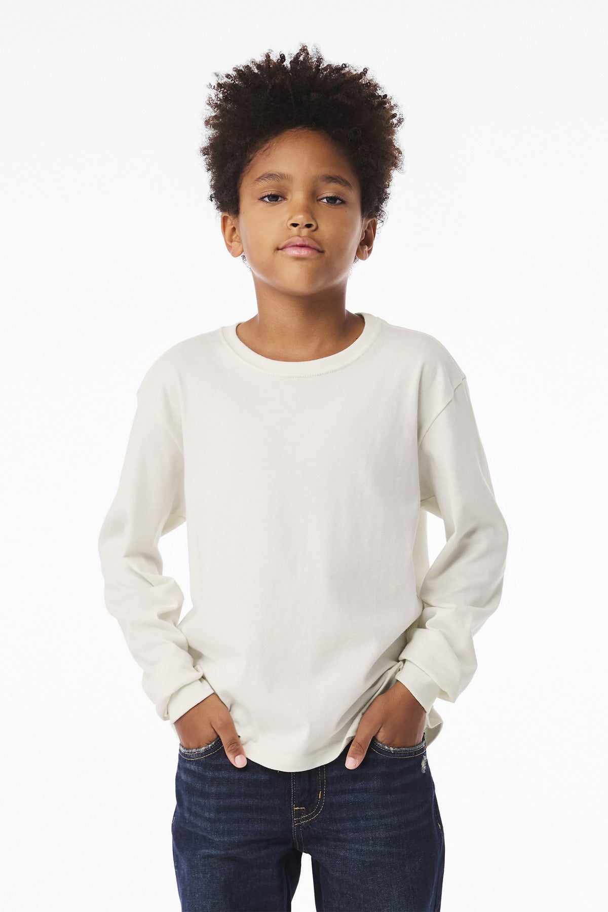 BELLA+CANVAS ®  Youth 6-Ounce Heavyweight Long Sleeve Tee BC3511Y