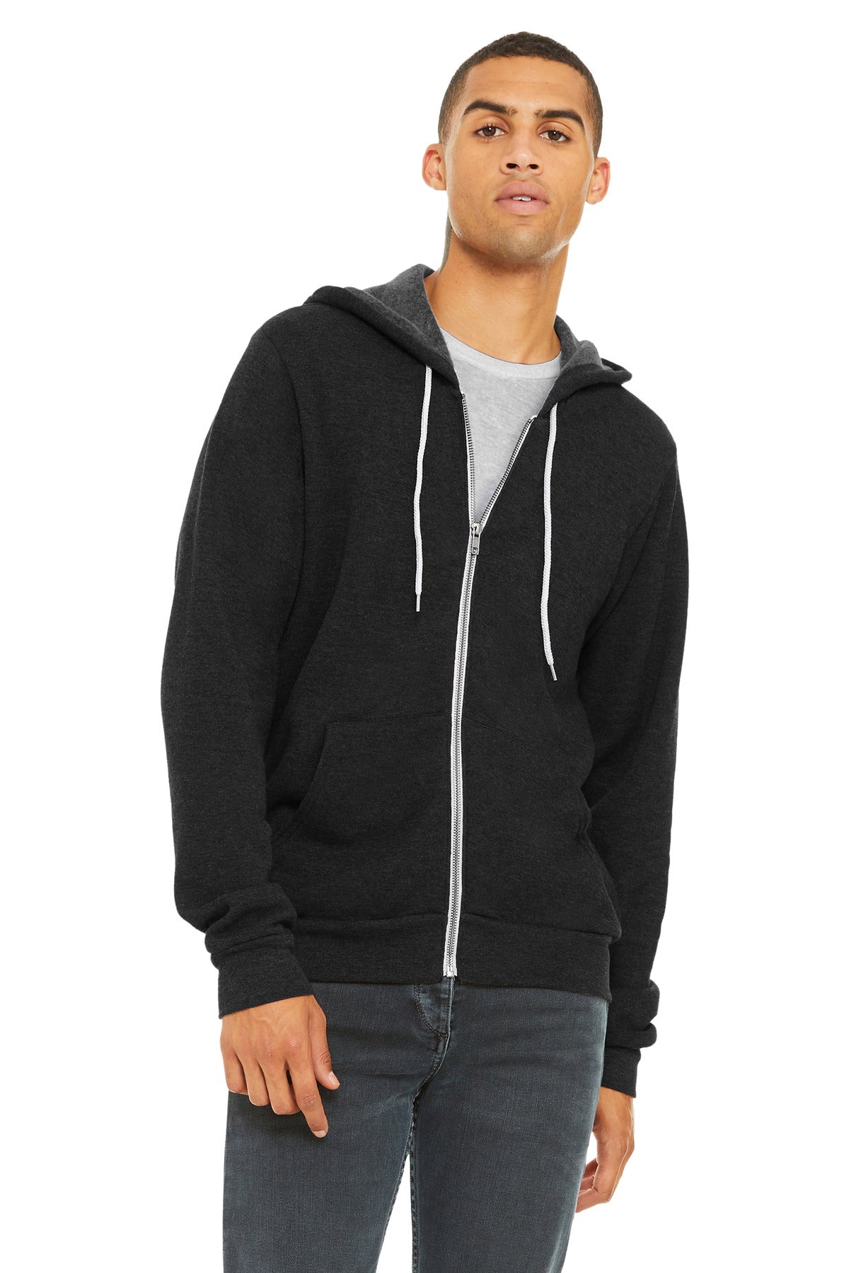 BELLA+CANVAS ® Unisex Sponge Fleece Full-Zip Hoodie. BC3739