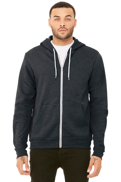 BELLA+CANVAS ® Unisex Sponge Fleece Full-Zip Hoodie. BC3739