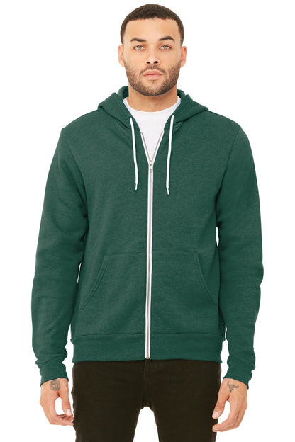 BELLA+CANVAS ® Unisex Sponge Fleece Full-Zip Hoodie. BC3739