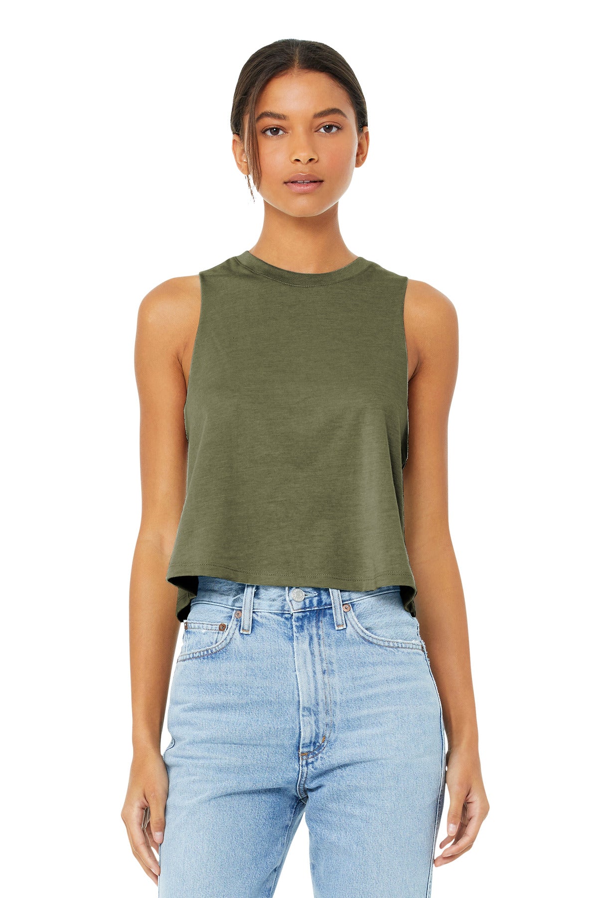 BELLA+CANVAS ® Women's Racerback Cropped Tank. BC6682