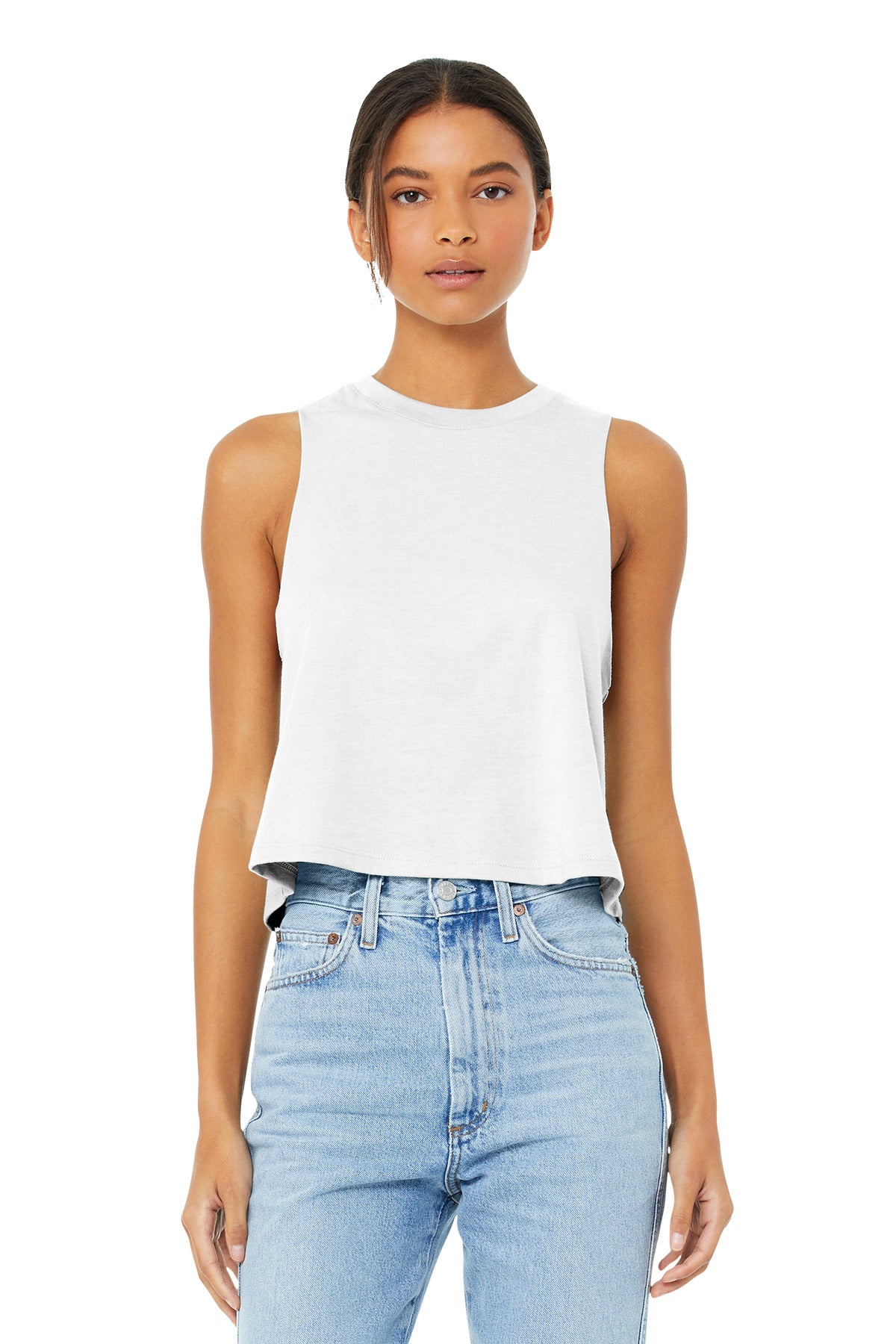 BELLA+CANVAS ® Women's Racerback Cropped Tank. BC6682