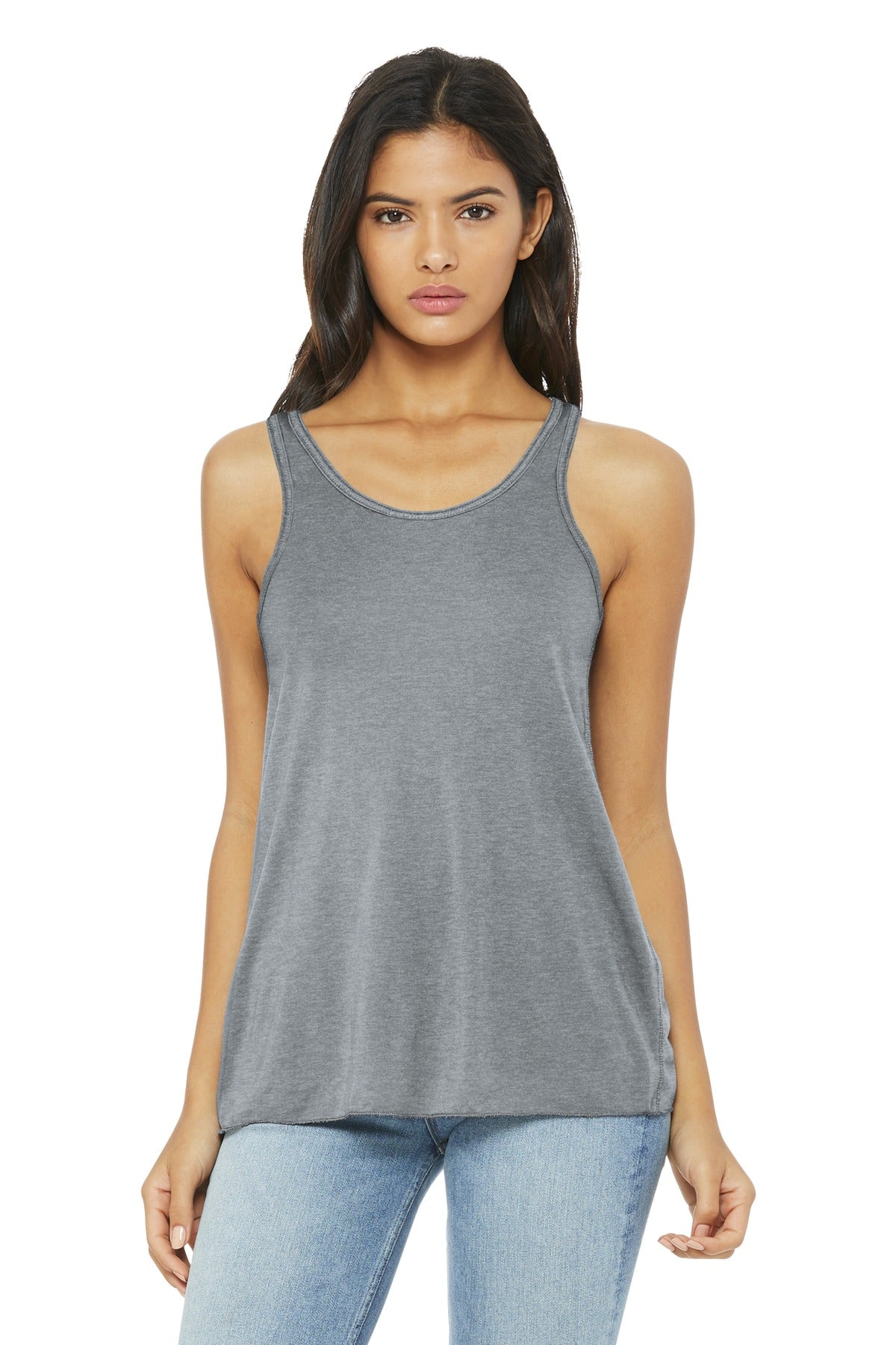 BELLA+CANVAS ® Women's Flowy Racerback Tank. BC8800