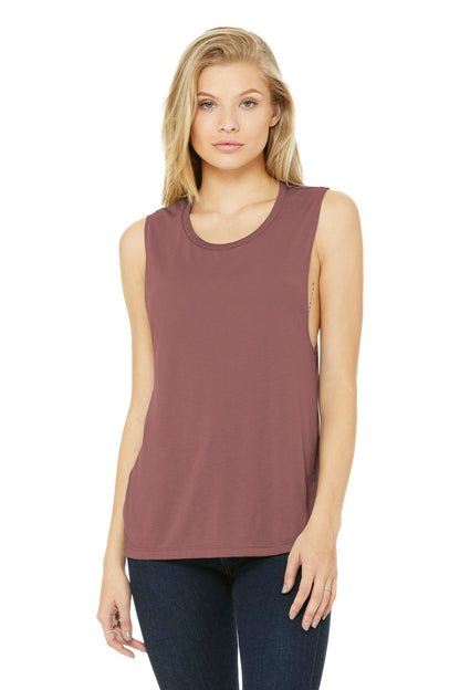 BELLA+CANVAS ® Women's Flowy Scoop Muscle Tank. BC8803