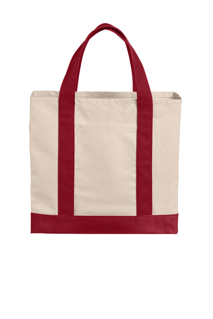 Port Authority® Cotton Canvas Two-Tone Tote BG429