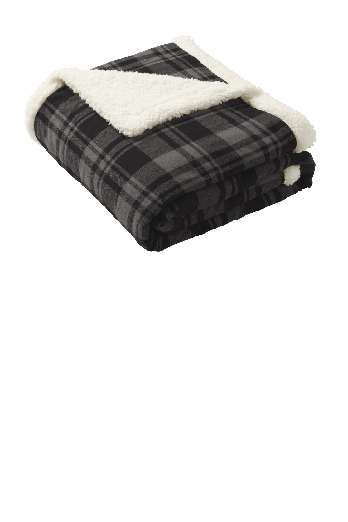 Port Authority ® Flannel Sherpa Blanket. BP43