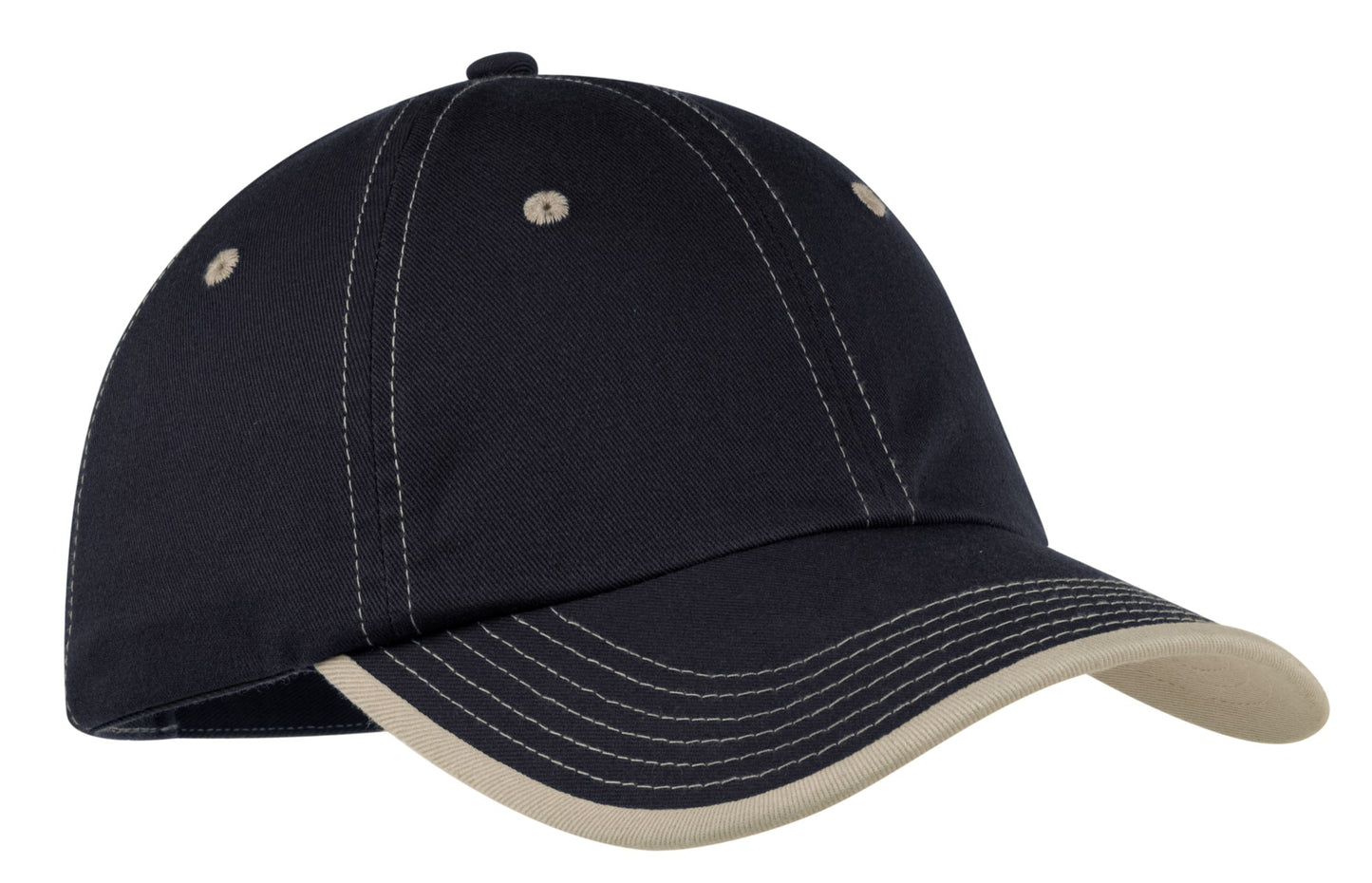 Port Authority® Vintage Washed Contrast Stitch Cap.  C835