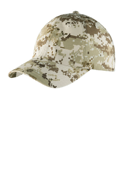 Port Authority® Digital Ripstop Camouflage Cap. C925