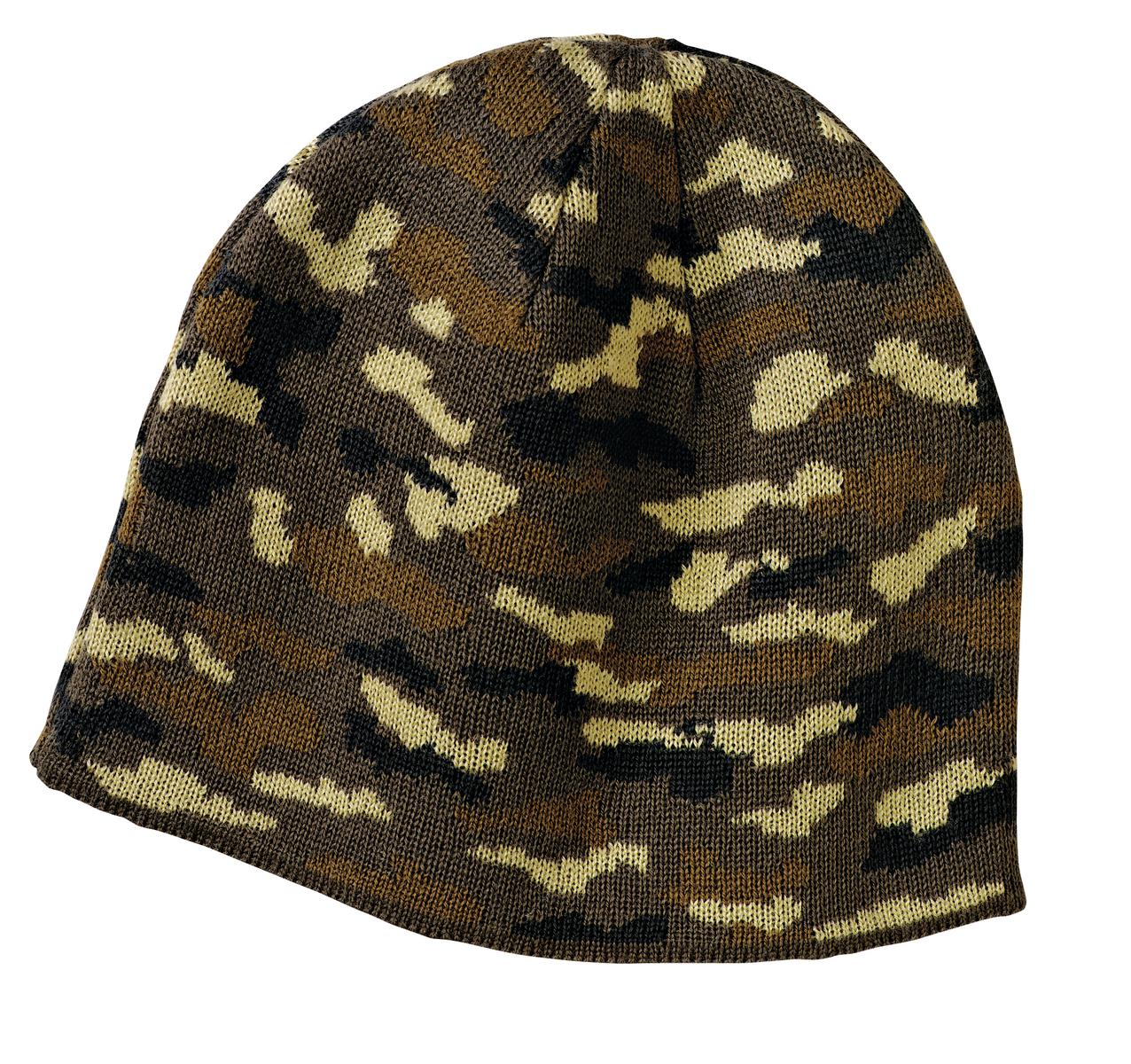 Port & Company®Camo Beanie Cap.  CP91C