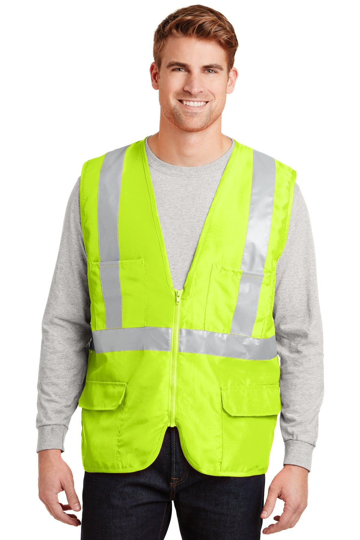 CornerStone® - ANSI 107 Class 2 Mesh Back Safety Vest. CSV405