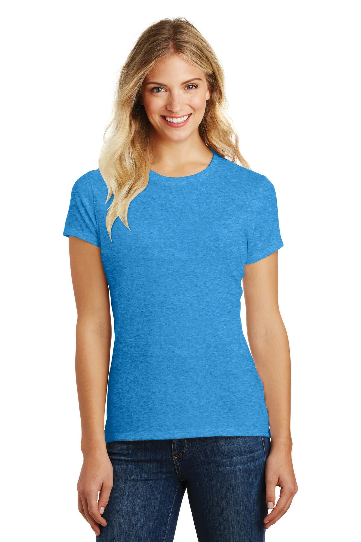 District ® Women's Perfect Blend® CVC Tee. DM108L