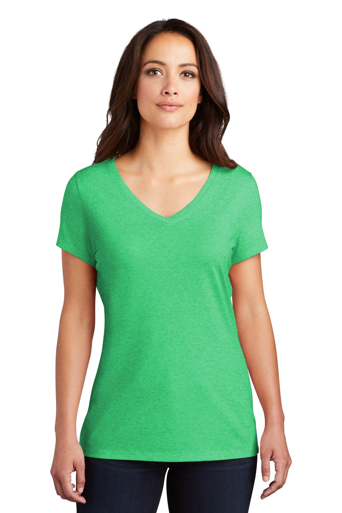 District® Women's Perfect Tri® V-Neck Tee. DM1350L