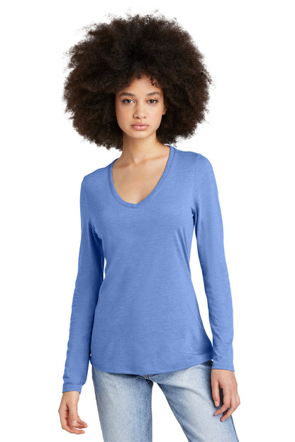 District® Women's Perfect Tri® Long Sleeve V-Neck Tee DT135