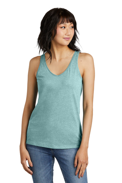 District® Women's Perfect Blend® CVC V-Neck Tank DT154