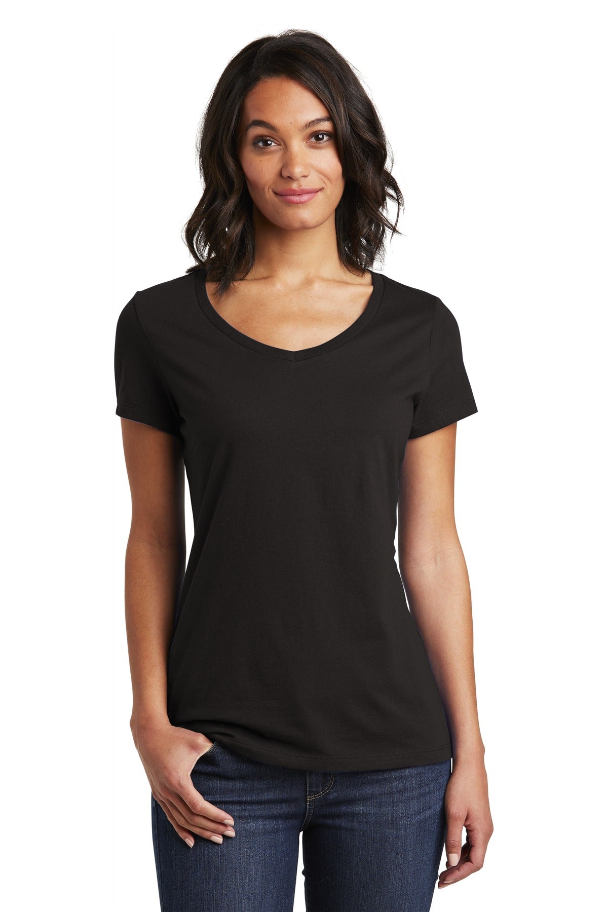 District ® Women's Very Important Tee ® V-Neck. DT6503